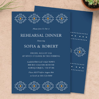 Western Rehearsal Dinner Invitation