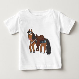 Western Riki Horse Baby T-Shirt