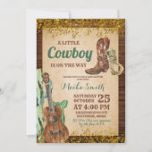 Western Rodeo Baby Shower Invitation (Front)