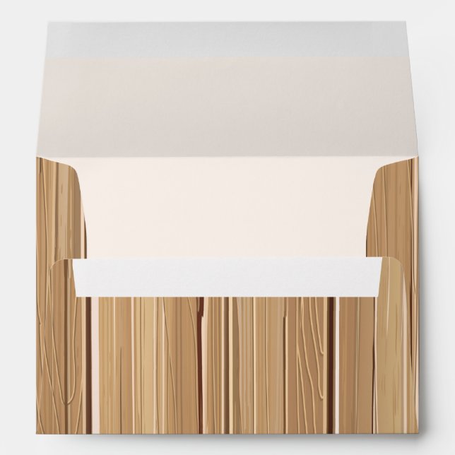Western Rodeo Birthday Party Envelope (Back (Bottom))