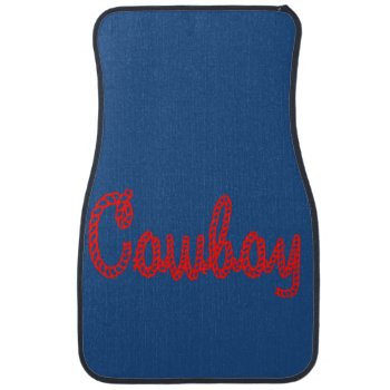 Western Rodeo Car/truck Floor Mats by RODEODAYS at Zazzle