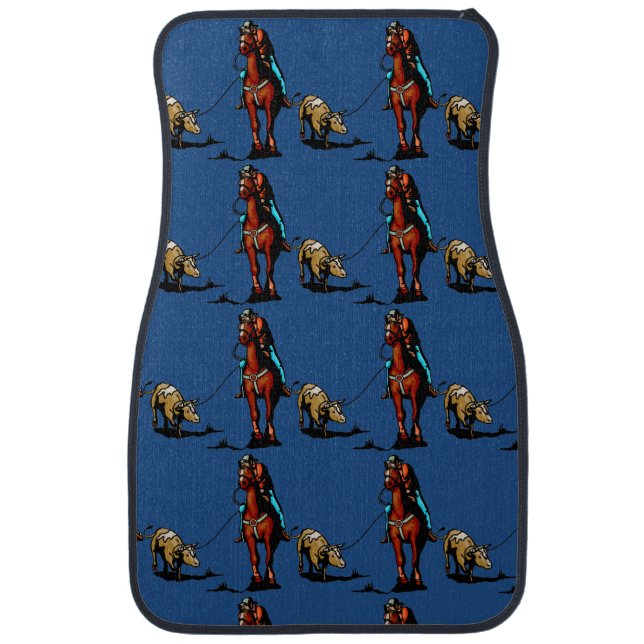 Western Rodeo Car/Truck Floor Mats (Front)