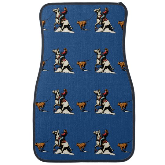 Western Rodeo Car Truck Floor Mats Zazzle Com