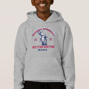 Western Rodeo Cowboy Academy Mutton Busting Custom Hoodie