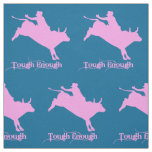 Western Rodeo Cowboy Bull Riding Fabric