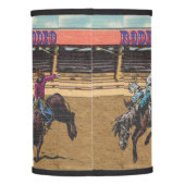  Western Rodeo Events Cowboys Roping Horses Bulls  Lamp Shade (Back)