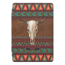 Western Rodeo Style Tooled Leather Cowboy iPad Pro Cover