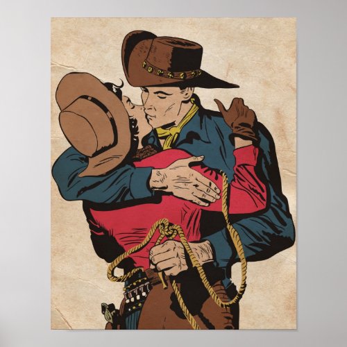 Western Romance Poster