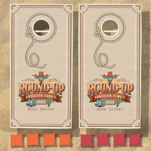 Western Round-Up Family Reunion ID1318 Cornhole Set