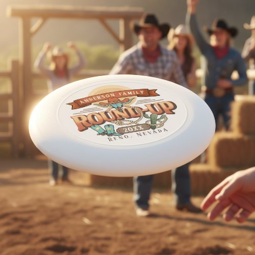 Western Round-Up Family Reunion ID1318 Wham-O Frisbee