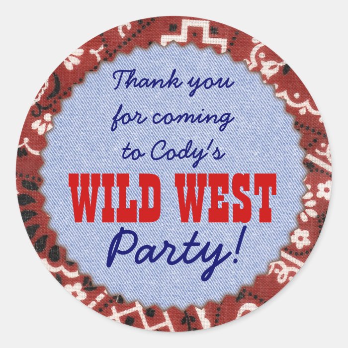 Western Round Up Sticker