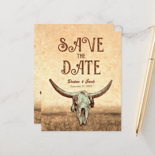 Western Rustic Country Save The Date Budget