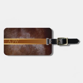 Western Rustic Monogram Travel Luggage Tags 1 by plurals at Zazzle
