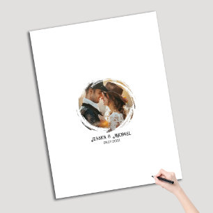 Western Rustic Photo Alternative Guest Book Foam Board