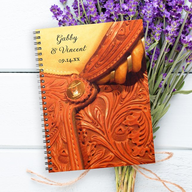 Western Saddle Country Wedding Notebook (Creator Uploaded)