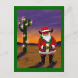 WESTERN SAGUARO CHRISTMAS TREE PARTY INVITATION