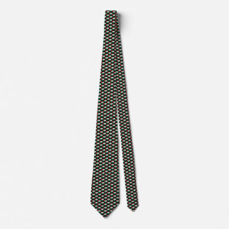 Western Sahara Flag Hearts Tie