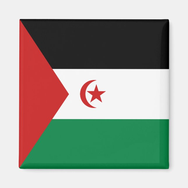 Western Sahara Flag Magnet (Front)