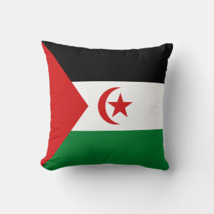 Western Sahara Flag x Flag Pillow
