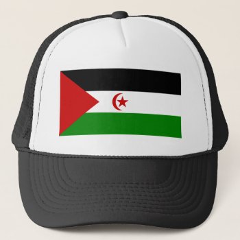 Western Sahara Trucker Hat by flagart at Zazzle