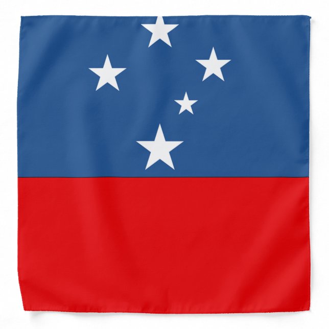Western Samoa Flag Bandana (Front)