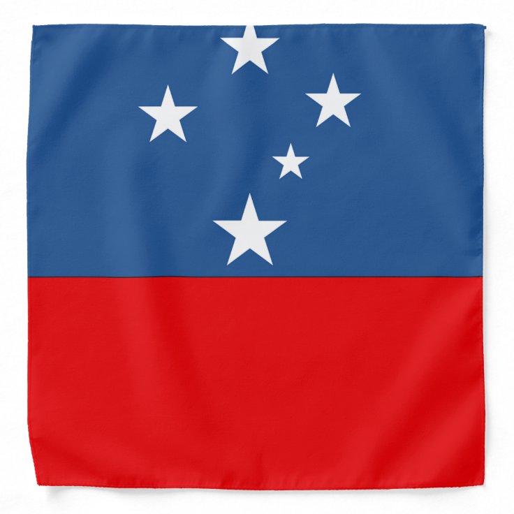 Western Samoa Flag Bandana | Zazzle