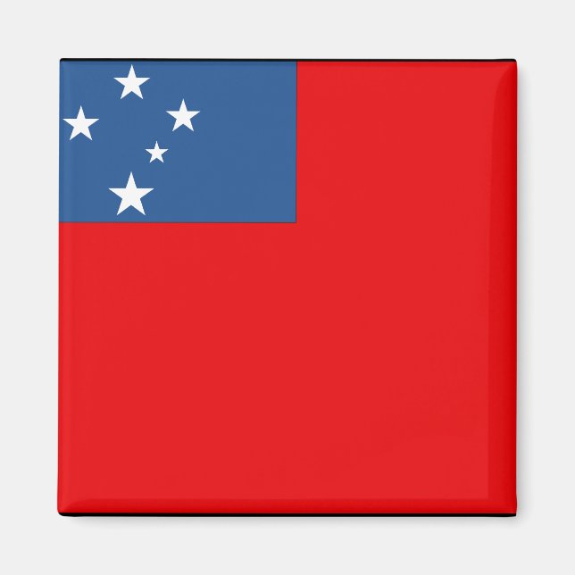 Western Samoa Flag Magnet (Front)