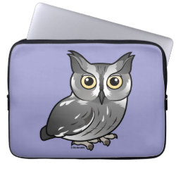 Western Screech Owl Neoprene Laptop Sleeve 13 inch
