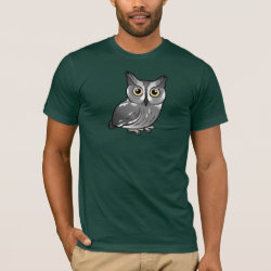 Western Screech Owl Men's Basic American Apparel T-Shirt