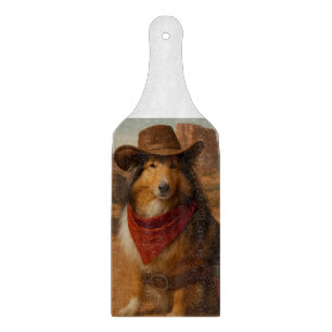 Western Sheltie Cutting Board
