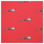 Western Silver Cowboy Rodeo Spurs On Red Fabric