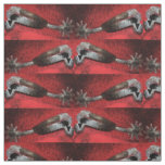 Western Silver Cowboy Rodeo Spurs On Red With Blac Fabric