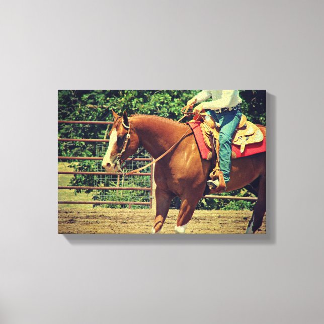 Western Sorrel Canvas Print (Front)