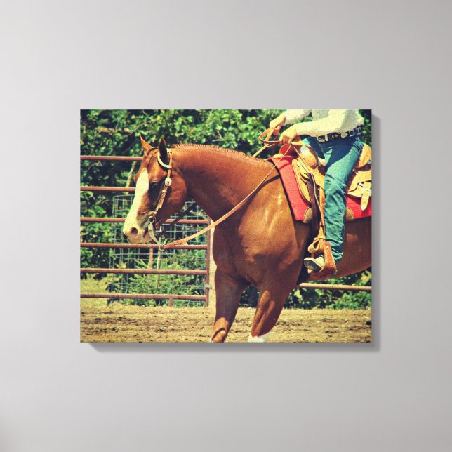 Western Sorrel Canvas Print (Front)