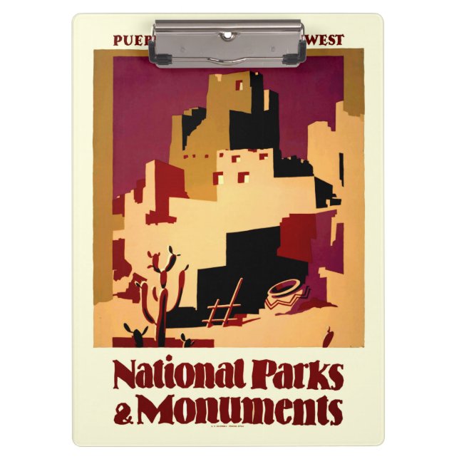 Western Southwest Pueblo WPA National Clipboard (Front)