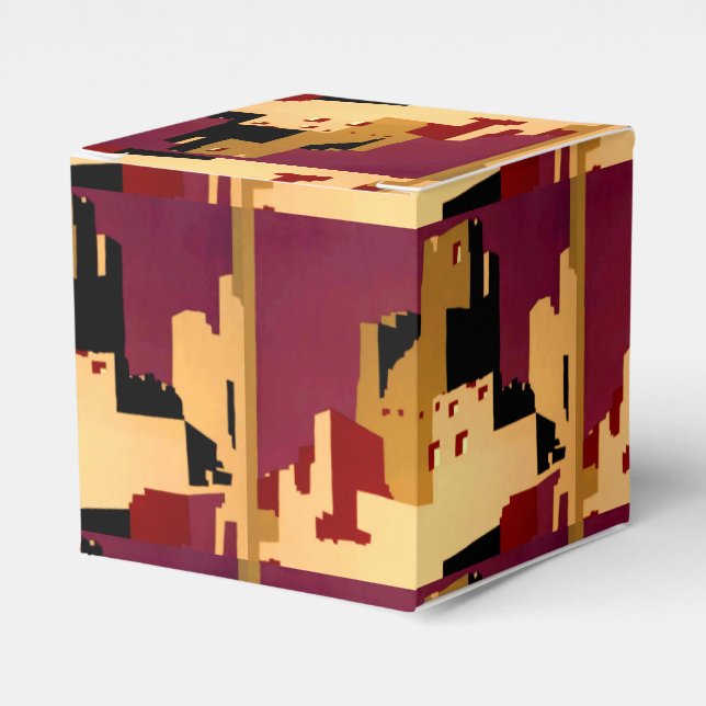 Western Southwest Pueblo WPA National Favor Boxes (Front Side)