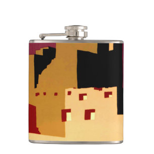 Western Southwest Pueblo WPA National Hip Flask