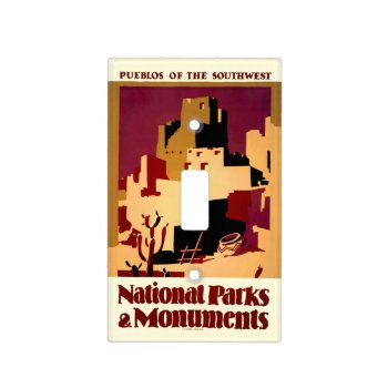 Western Southwest Pueblo Wpa National Light Switch Cover by antiqueart at Zazzle
