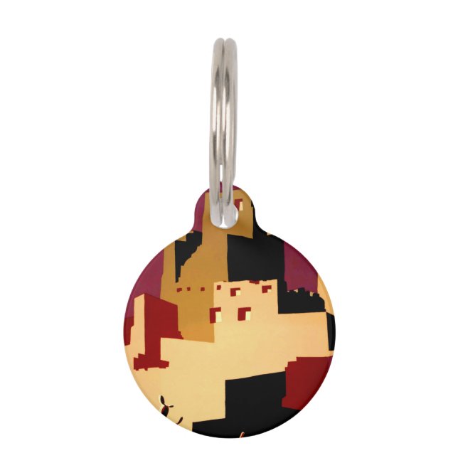 Western Southwest Pueblo WPA National Pet Name Tag (Front)