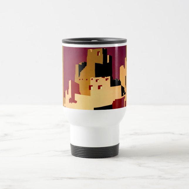 Western Southwest Pueblo WPA National Travel Mug (Center)