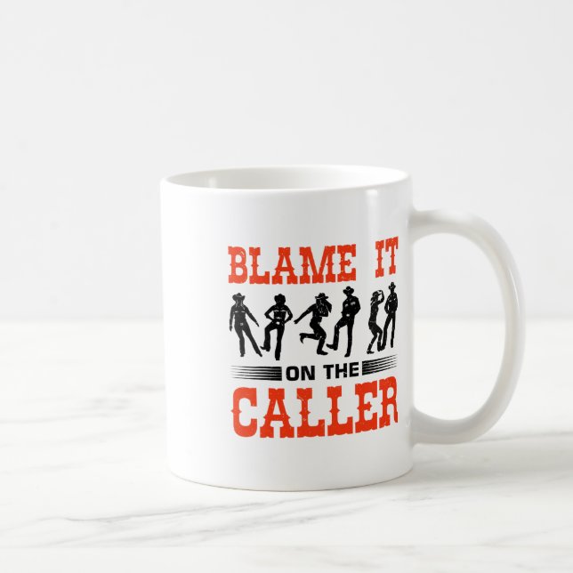 Western Square Dancing Design For A Square Dancer  Coffee Mug (Right)