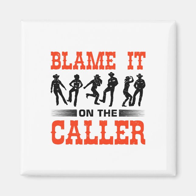 Western Square Dancing Design For A Square Dancer  Magnet (Front)