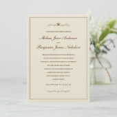 Western Star Wedding Invitations With Border | Zazzle