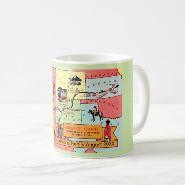 Western States Map Custom Mug (Front Right)