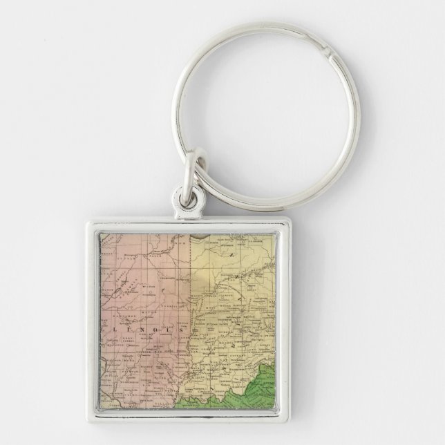 Western States Olney Map Keychain (Front)