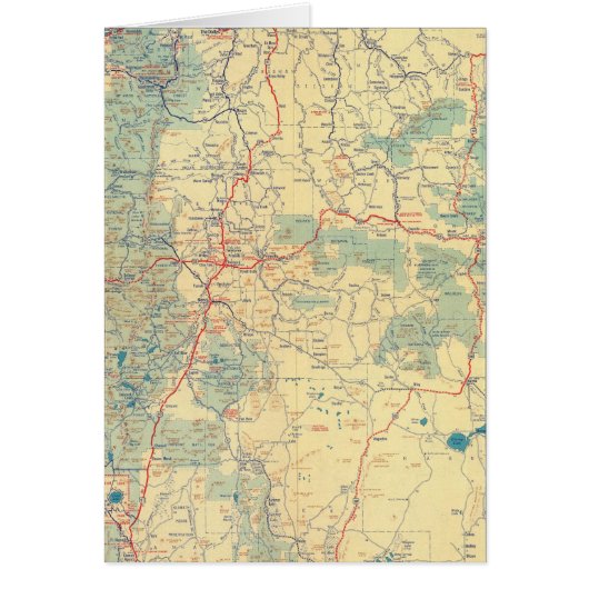 Western States road map Cards (Front)