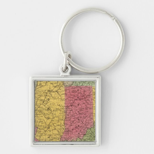 Western States, USA Keychain (Front)