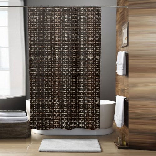 Western Style Boho Shower Curtain