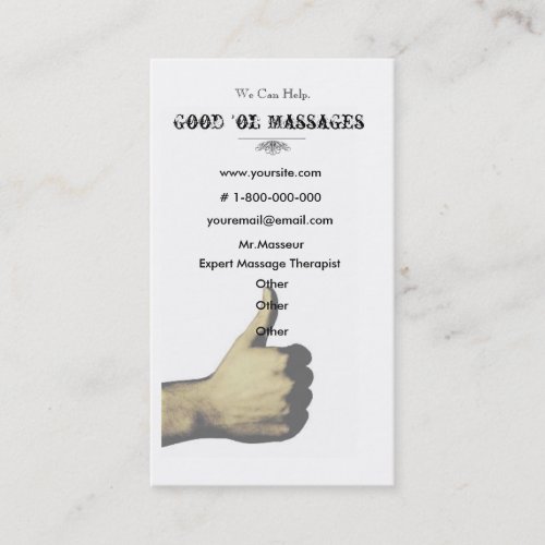 Western style business card templates