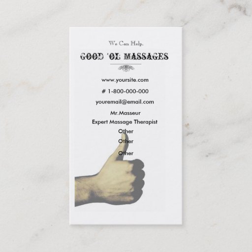 Customizable Western style business card templates